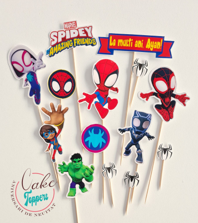 Toppere Tort - Set Toppere Spidey