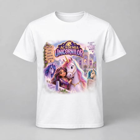 Tricou pentru copii Academia Unicornilor