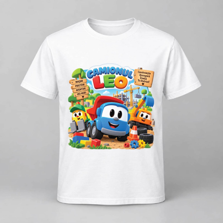 Tricou pentru copii Camionul Leo