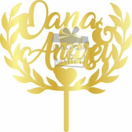 Topper tort nunta "LAURI" [1]
