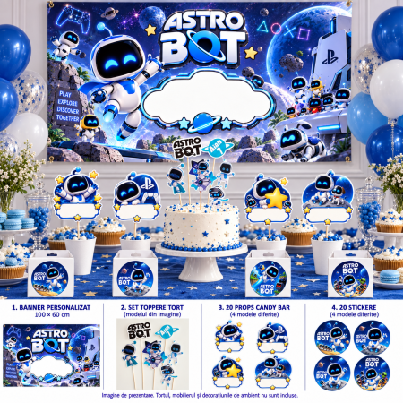 Pachete petrecere - Pachet petrecere personalizat Astro Bot
