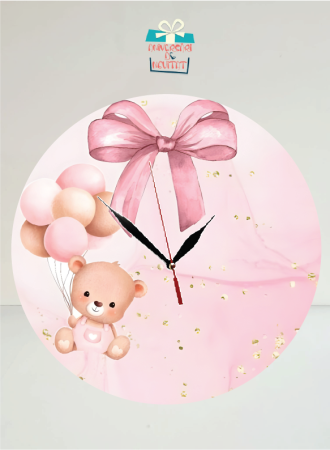 Ceasuri Personalizate - Ceas personalizat ursulet fete