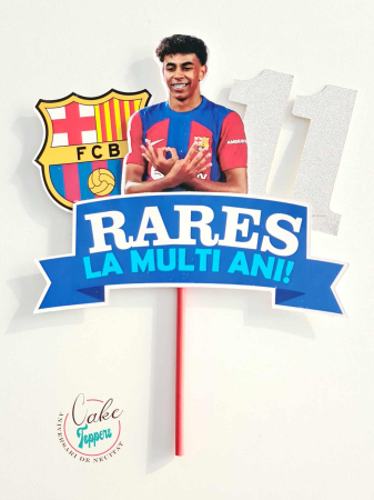 Toppere 3D personalizate pentru tort - Topper Lamine Yamal 2D