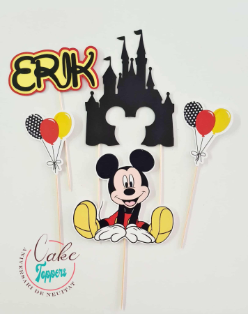 Toppere 3D personalizate pentru tort - Decor Tort Mickey Mousse