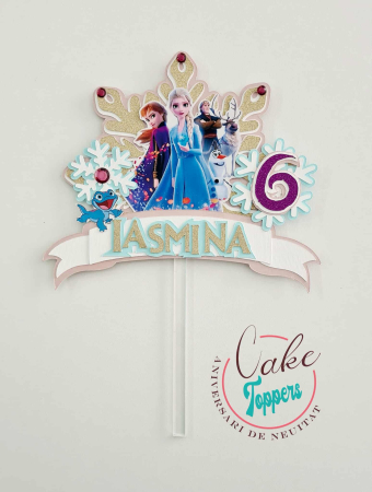 Toppere 3D personalizate pentru tort - Topper Frozen 3D