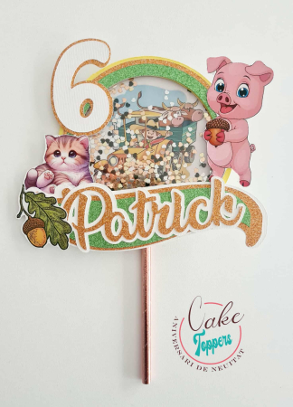 Toppere Tort - Topper Ferma 3D