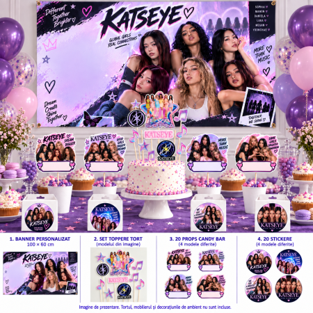 Pachete petrecere - Pachet petrecere personalizat Katseye