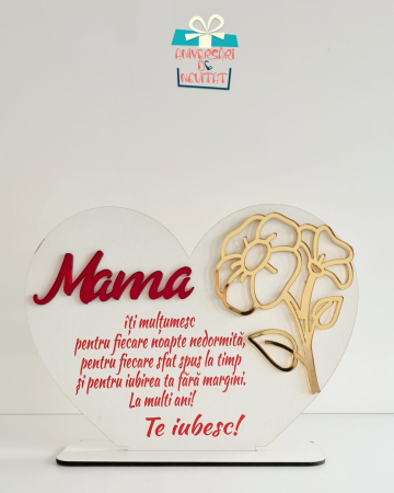 Trofee plexiglas - Trofeu personalizat pentru mama