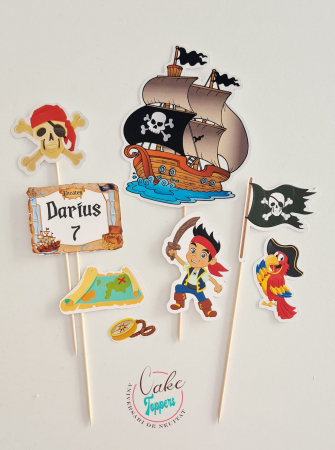 Toppere Tort - Set toppere Pirati