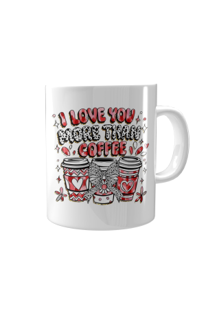 Căni personalizate de Valentine’s Day - Cana mesaj iubire si cafea