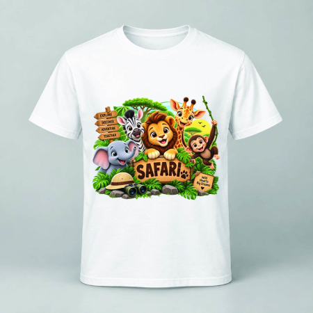 Tricouri pentru Copii - Tricou pentru copii Animale jungla safari