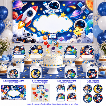 Pachete petrecere - Pachet petrecere personalizat Astronaut