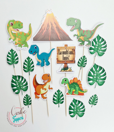 Toppere Tort - Set Toppere Dinozauri