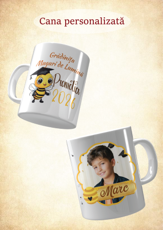 Cadouri pentru Absolvire - Cana personalizata absolvire