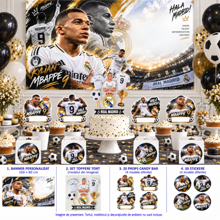Pachete petrecere - Pachet petrecere personalizat Mbappe