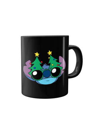 Cana Craciun cu Stitch cu ochelari [1]