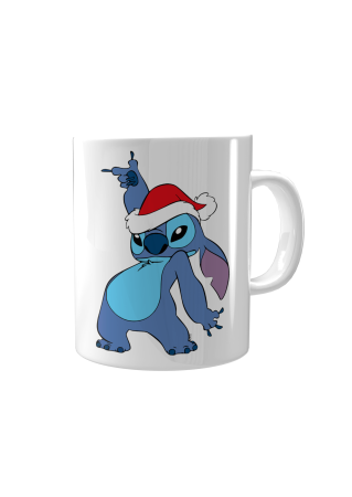 Cani Personalizate - Cana Craciun Stitch amuzanta