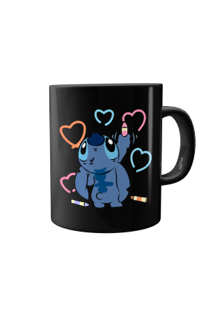 Cana personalizata cu Stitch care deseneaza [1]