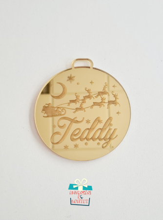 Globuri personalizate - Glob personalizat cu nume gravat Reni