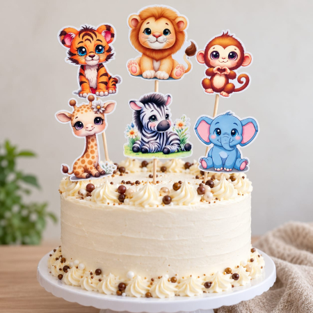 Seturi toppere fete - Set toppere Animalute Jungla 