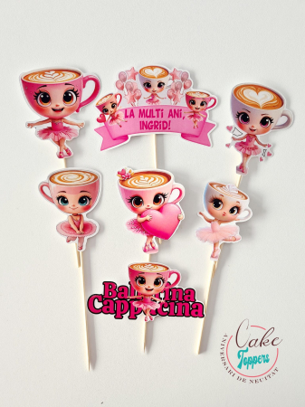 Seturi toppere fete - Set toppere Ballerina Cappuccina