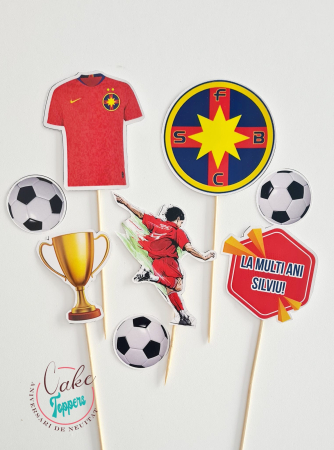 Toppere Tort - Set toppere Fotbal FCSB