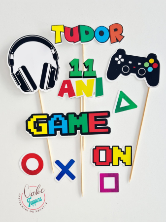 Toppere Tort - Set toppere Gamer