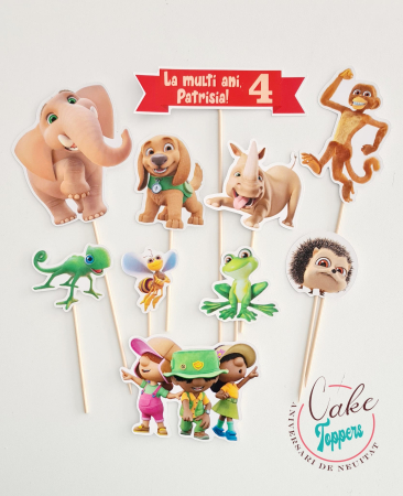 Seturi toppere fete - Set toppere Jungle Beat