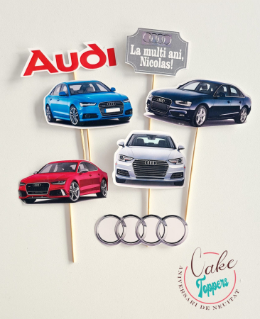 Toppere carton personalizabile - Set Toppere masini Audi