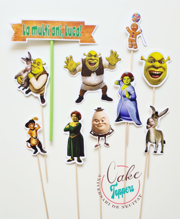 Toppere Tort - Set toppere Shrek