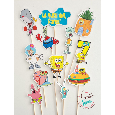 Seturi toppere fete - Set toppere Sponge Bob