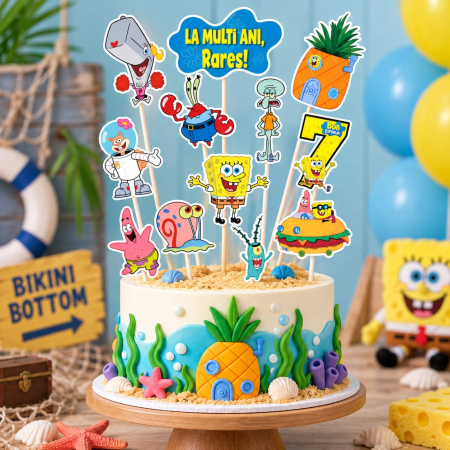 Seturi toppere fete - Set toppere Sponge Bob