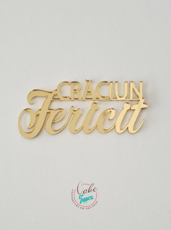 Toppere Tort - Topper “Craciun Fericit“