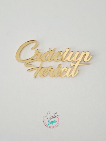 Toppere Tort - Topper “Craciun Fericit“ 2