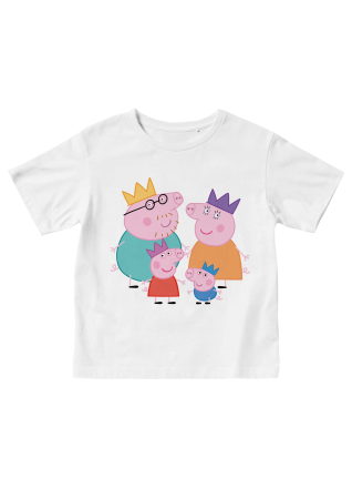 Tricouri Personalizate Copii - Tricou copii Familie Peppa Pig