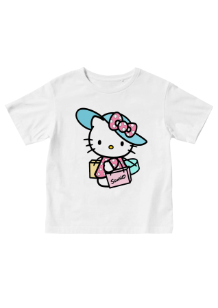 Tricouri Personalizate Copii - Tricou copii Hello Kitty Cumparaturi