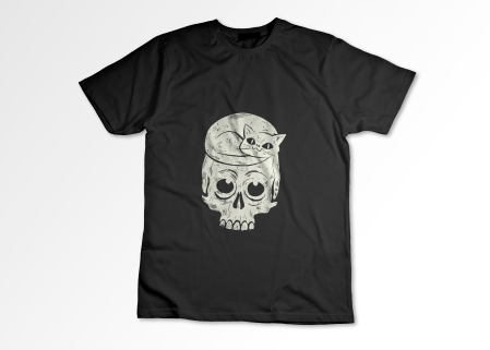 Tricou Pisică Craniu [1]