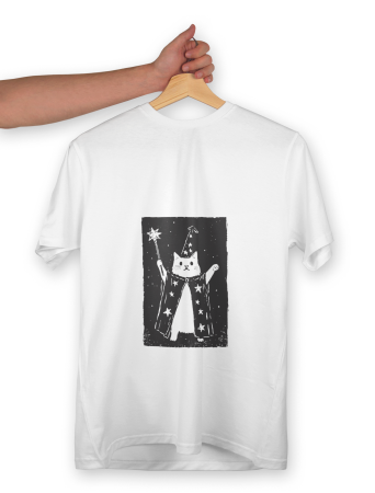 Tricou Pisică Magică Tricouri Personalizate - Tricou Pisică Magică