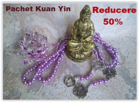 SPIRITUL CRACIUNULUI - Pachet Rozariu Zeita Kuan Yin
