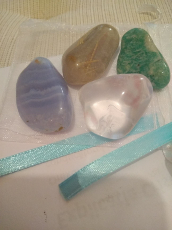 SET CRISTALE „Deblocare Chakra Gâtului - Chakra 5” [2]
