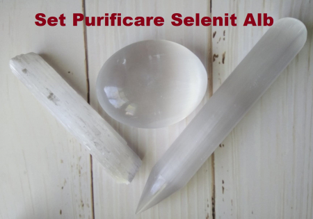 MAGAZIN VIOLET - Set Purificare Selenit Alb