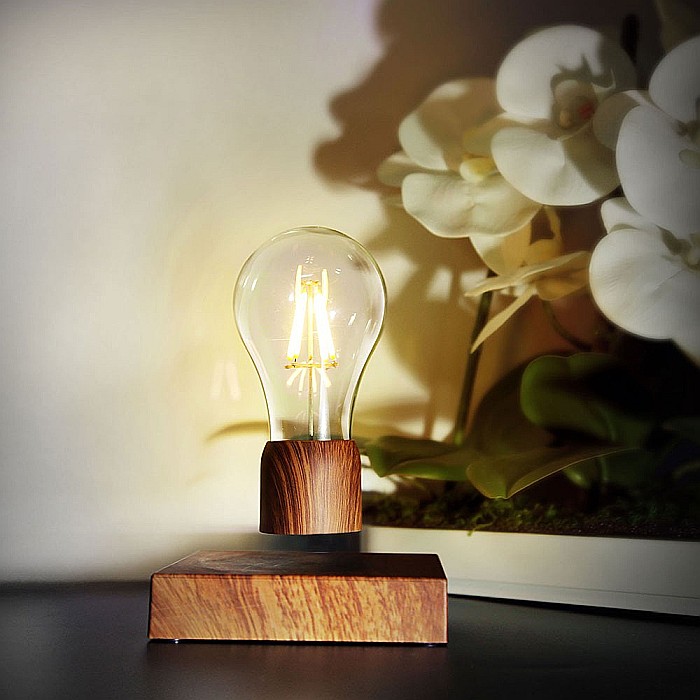 Bec Led Wireless, Lampa care pluteste prin levitatie magnetica [2]
