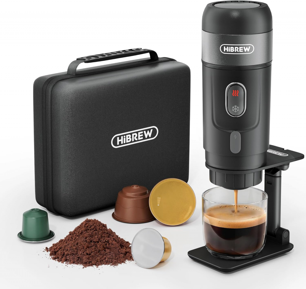 Espressor Portabilă HiBREW H4-premium 80W – 3 în 1, Compatibil Nespresso și Dolce Gusto [2]