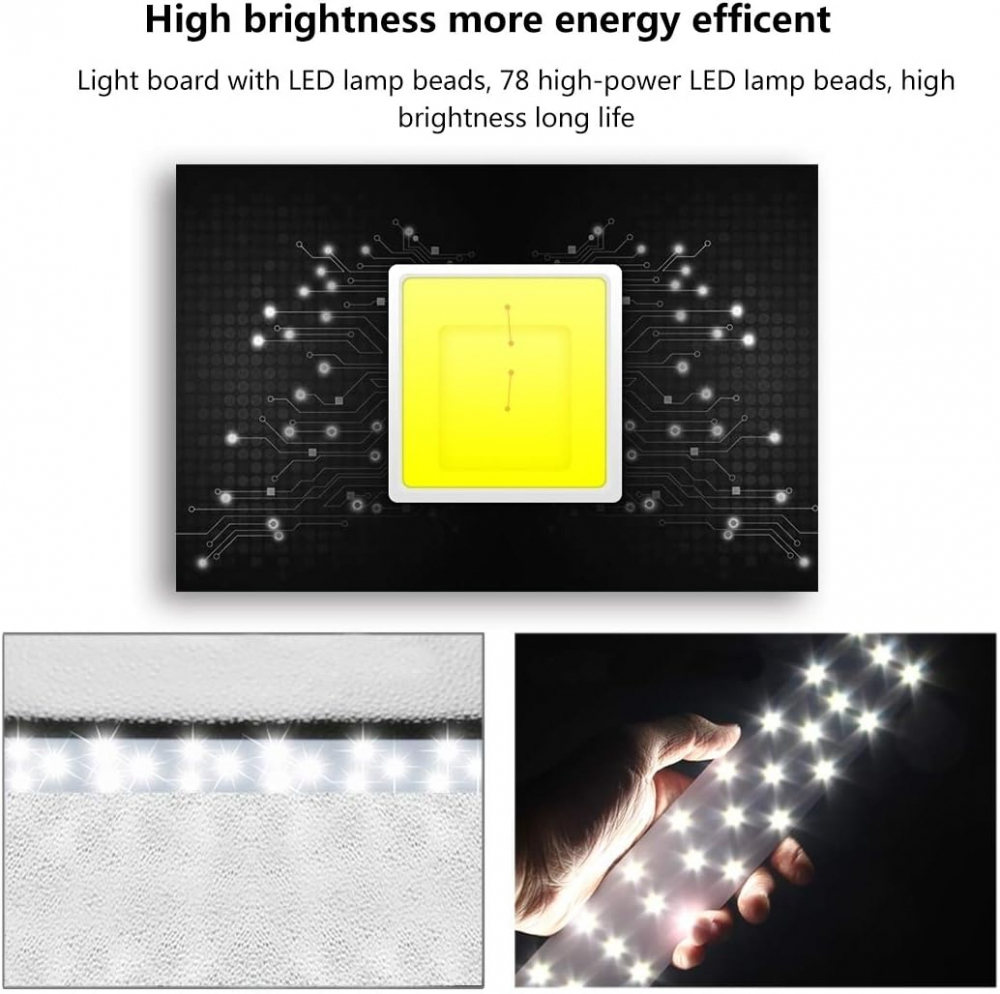 Cort Foto Profesional Puluz 200cm – Iluminare LED 468 LED-uri, 23600lm, 5500K, 240W [9]
