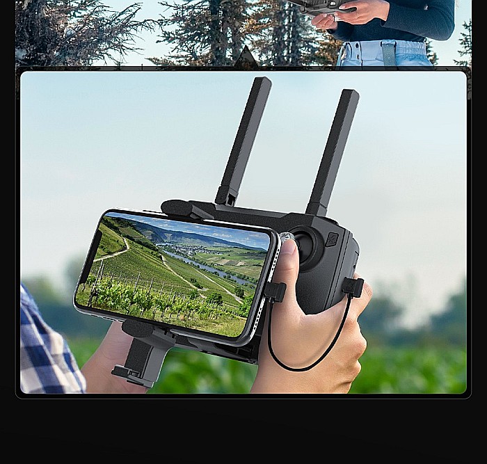 Drona SG906 Max 3, senzor de obstacole, stabilizator 3 axe, Cameră sony 4K UHD, 4 Km, timp de zbor 30 de min, 2 acumulatorii [7]