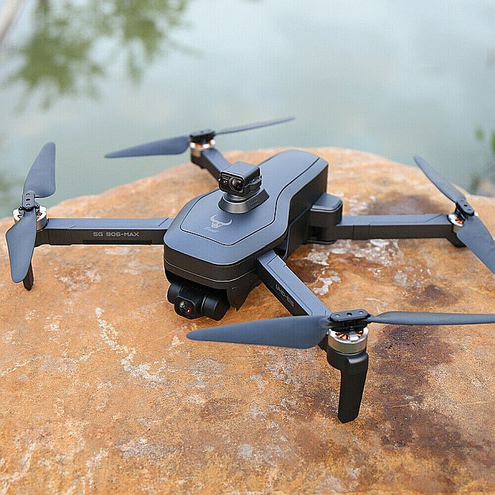Drona SG906 PRO Max, stabilizator pe 3 axe, Cameră sony 4K UHD, senzor obstacole, GPS, 2 acumulatori [6]
