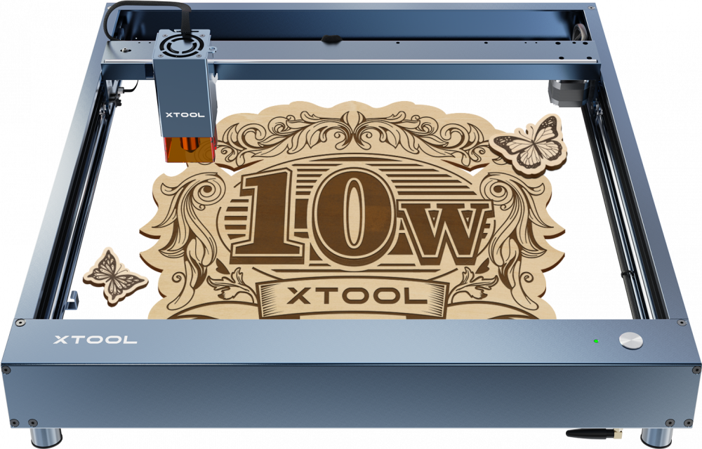 Gravator Laser xTool D1 Pro 2.0 – Putere 20W, Precizie 0.01mm, Suprafață 430x390mm [5]