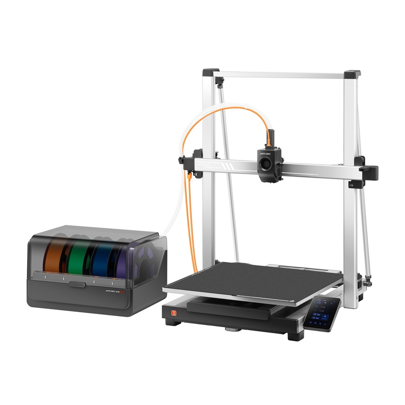 Imprimantă 3D Anycubic Kobra 3 Max cu Modul ACE Pro – Volum 420×420×500mm, Viteză 600mm/s, Auto-nivelare LeviQ 3.0, Wi-Fi, Multicolor [4]