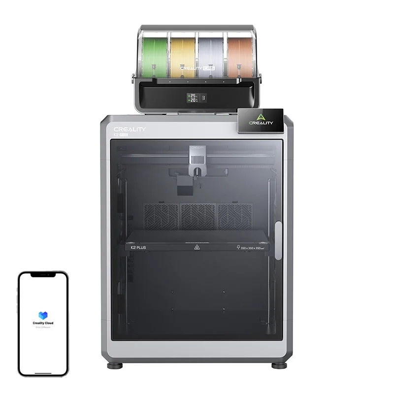 Imprimantă 3D Creality K2 Plus Combo cu Sistem CFS, FDM, Volum 350x350x350 mm, AI Camera, Wi-Fi, 600 mm/s [3]