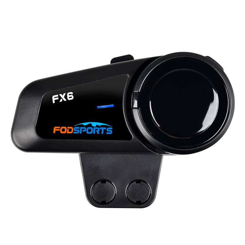 Intercom de motocicletă Fodsports FX6, Bluetooth 5.0, rază 1000m, conectare 6 utilizatori, rezistent la apă IP65 [6]